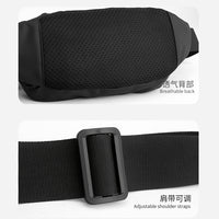 New Men's Multifunctional Waist Bag Water-repellent Casual Sports Chest Bag Outdoor Cycling Bag Fashionable Brand Crossbody Bag