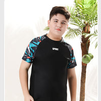 Children's Swimwear Boys' Swim Trunks 2026 New Model Kids' Swimwear for Older Children Youth Two-Piece Hot Spring Swimwear