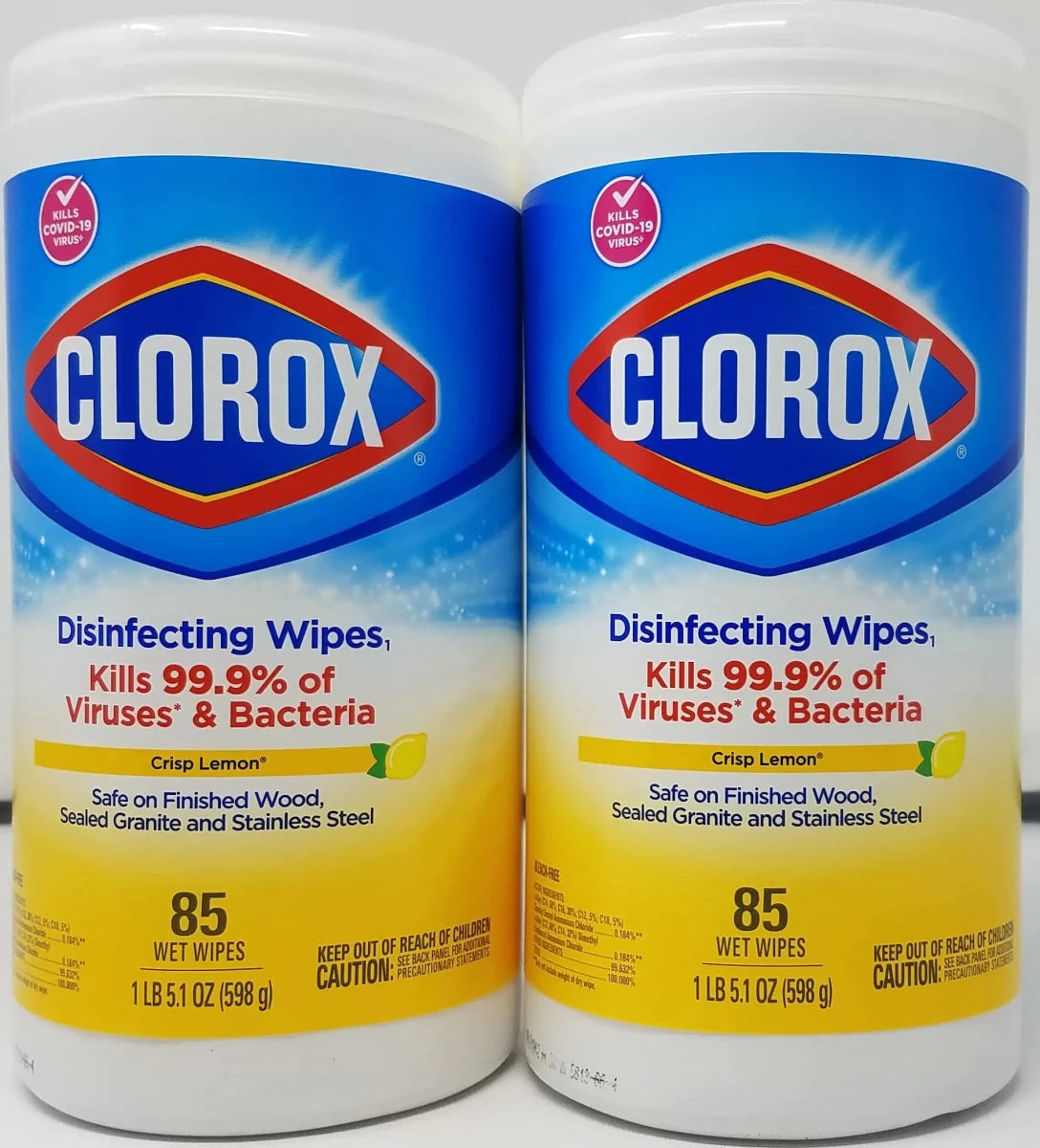 Clorox Lemon Fresh Disinfecting Wipes 170ct - MANDOTOS INTERNATIONAL