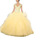 QXMYOO Elegant Yellow Quinceanera Prom Gowns - MANDOTOS INTERNATIONAL