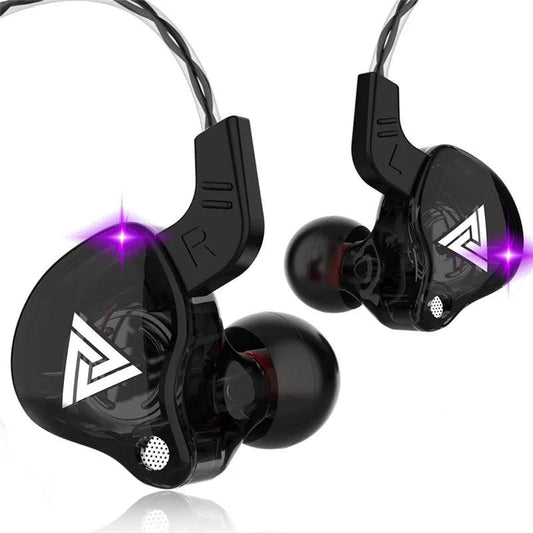 Original QKZ AK6 Copper Driver HiFi Wired Earphones 3.5MM Race Sport Headphones Bass Stereo Headset Music Earbuds In Ear With Microphone - MANDOTOS