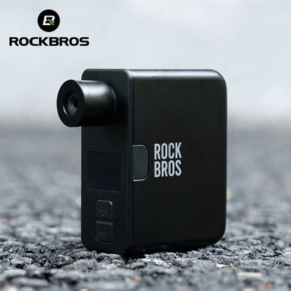 ROCKBROS Portable Mini Electric Bicycle Pump 120PSI Type-C Bike Tire Air Inflator Pump MTB Road AV FV Valve Cycling Pump - MANDOTOS