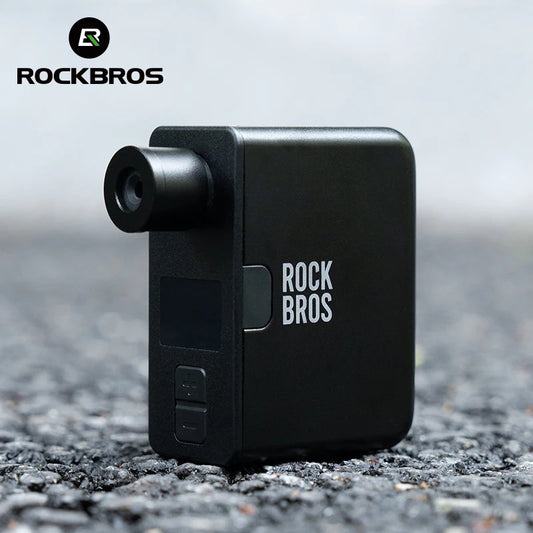 ROCKBROS Portable Mini Electric Bicycle Pump 120PSI Type-C Bike Tire Air Inflator Pump MTB Road AV FV Valve Cycling Pump - MANDOTOS