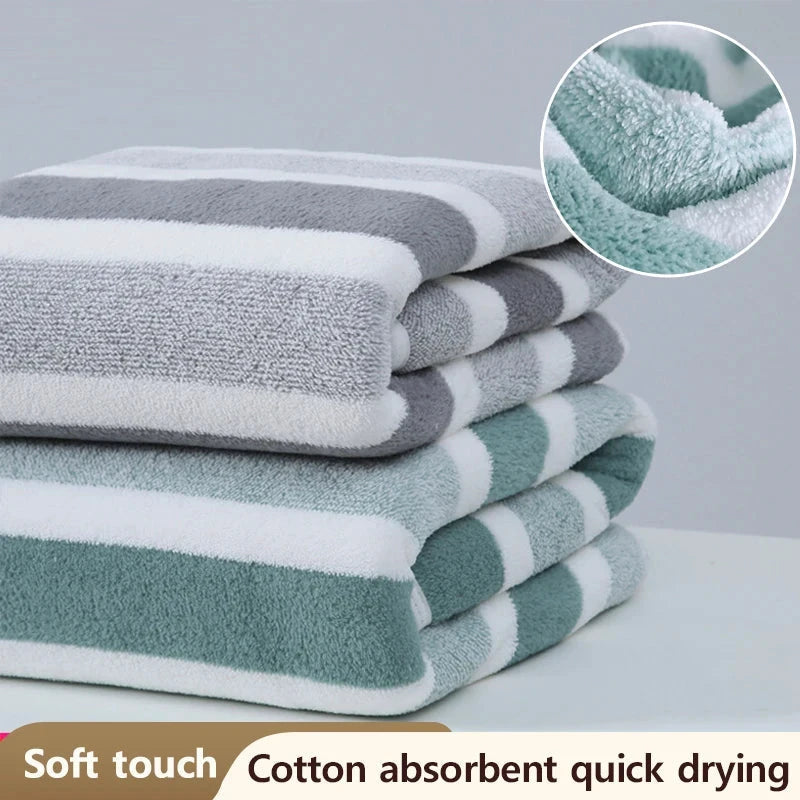 1 Pc Thickened Absorbent Bath Towel Soft Face Towel for Home MANDOTOS