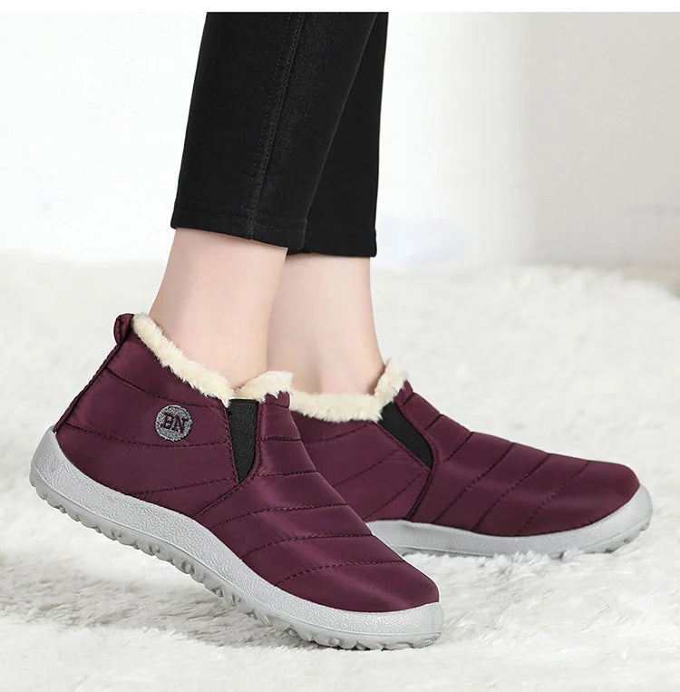 Men Boots Snow Outdoor Men's Shoes Plus Size Men's Winter Boots Plush Shoes Men Waterproof Men's Boots Male Footwear Work Shoes