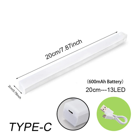 Motion Sensor Light Wireless LED Night Light Type C Rechargeable Light Cabinet Wardrobe Lamp Staircase Backlight For Kitchen LED - MANDOTOS