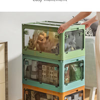 Home Folding Storage Box Student Book Box Five-door Pet Organizer Camping Car Backup Storage Box