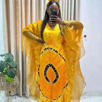 African Dresses for Women Traditional Africa Clothing Dashiki Ankara Outfits Gown Abayas Robe Muslim Kaftan Maxi Long Dress 2024