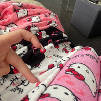 Y2K Hello Kitty Pajamas Pants Sanrio Anime Women's Pajama Pants Cartoon Couple Home Sleepwear Trousers Leisure Home Clothing MANDOTOS