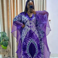 African Dresses for Women Traditional Africa Clothing Dashiki Ankara Outfits Gown Abayas Robe Muslim Kaftan Maxi Long Dress 2024