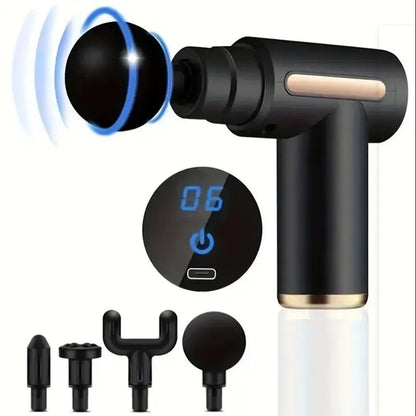 Mini Muscle Massage Gun Protable Body Massager Deep Handheld Percussion Massager For Body Back And Neck Leg - MANDOTOS