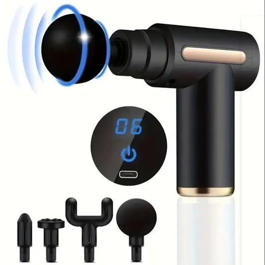Mini Muscle Massage Gun Protable Body Massager Deep Handheld Percussion Massager For Body Back And Neck Leg - MANDOTOS