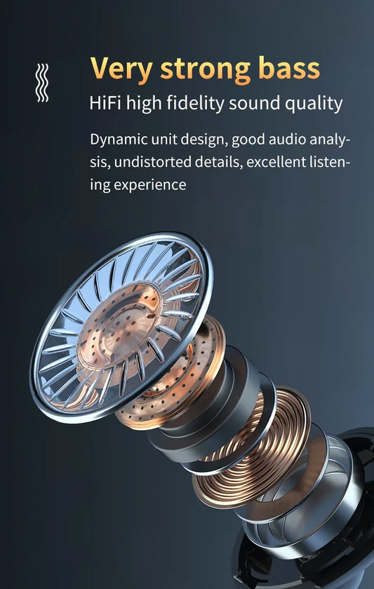 M10 TWS Bluetooth Headphones 3500mAh Charging Box Wireless Earphones With Microphone 9D Stereo Sports Waterproof Earbuds Headset