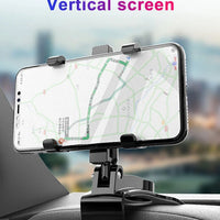 Portable Car Holder Rotatable Multifunction Dashboard/Rearview Mirror/Sun Visor Mount for iPhone Samsung Xiaomi Redmi Huawei