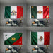 Mexican Flag of Mexico Historical Empire Banner Of Various Periods Design Outdoor Advertising Banner Decoration Party Graphic