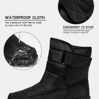 Boots Women Non Slip Waterproof Winter Snow Boots Platform Shoes for Women Warm Ankle Boots Cotton Padded Shoes Botas De Mujer