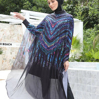 Modest Coverage Muslim Burkini - Stylish & Functional Swimwear for Middle-Aged Women - MANDOTOS INTERNATIONAL