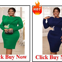 Customized Elegant Dress Women for Wedding Party Summer Autumn African V-neck Long Sleeve Evening Long Maxi Dress Gowns Africa C