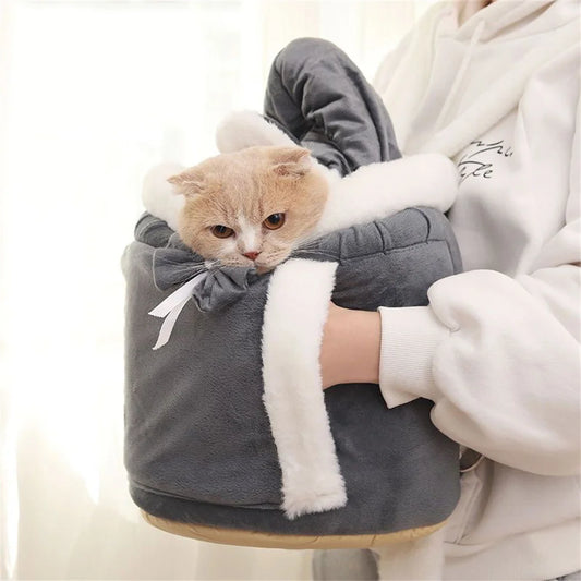Outdoor Travel Chihuahua Puppy Dog Carrier Bacpack Winter Warm Pet Carrying Bags for Small Dogs Yorkshire Cat Nest mascotas Home - MANDOTOS