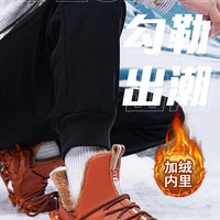 men boots 2024 New Winter Slippers Warm Men Shoes Waterproof Non-Slip Plush Sneakers Male tenis shoes Boots Men Sneakers Winter