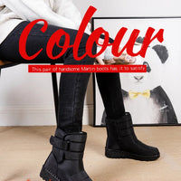 Boots Women Non Slip Waterproof Winter Snow Boots Platform Shoes for Women Warm Ankle Boots Cotton Padded Shoes Botas De Mujer