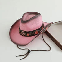 2026 Embroidery Horse Accessories Straw Cowboy Hat for Women Men – Western Sun Hat for Country Concert Rodeo and Cowgirl Hat