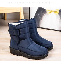 Boots Women Non Slip Waterproof Winter Snow Boots Platform Shoes for Women Warm Ankle Boots Cotton Padded Shoes Botas De Mujer