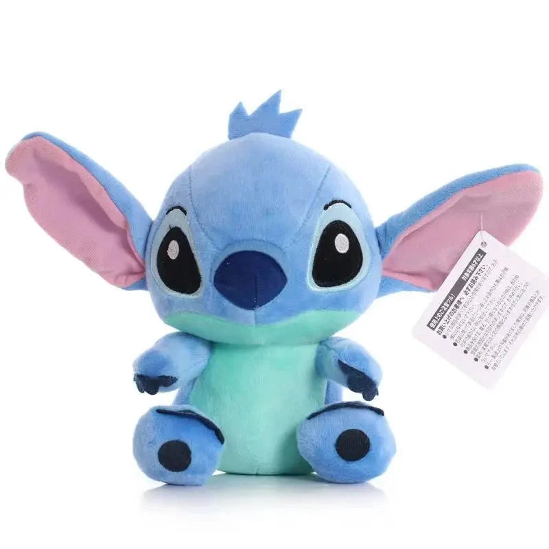 18cm Original Plush Stitch Baby Movie Cartoon Model Doll Children Action Figures Stuffed Toys Pendant Gifts MANDOTOS
