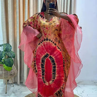 African Dresses for Women Traditional Africa Clothing Dashiki Ankara Outfits Gown Abayas Robe Muslim Kaftan Maxi Long Dress 2024