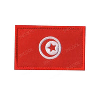 Embroidery Patches African Morocco Nigeria Algeria Seychelles Botswana Gabonese Libya Mauritania Djibouti Namibia Flags Badges