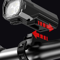 LED Bicycle Front Light Super Bright Bicycle Light Waterproof Bike Flashlight 3 Level Dimmable Bike Safety Lamp for Night Riding