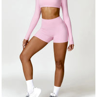 Sports Long sleeved Women Outdoor Running Gym Fitness Wear T-shirt Long sleeved Yoga Shirt Gym Push Up Workout Single Piece Top