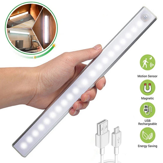 Motion Sensor Light Wireless LED Night Light Type C Rechargeable Light Cabinet Wardrobe Lamp Staircase Backlight For Kitchen LED - MANDOTOS