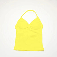 NCLAGEN Impact Longline Strappy Top Sports Yoga Vest Women's Fitness Tank Top Gym Beautiful Open Back Bra Running Workout Halter NCLAGEN Official Store