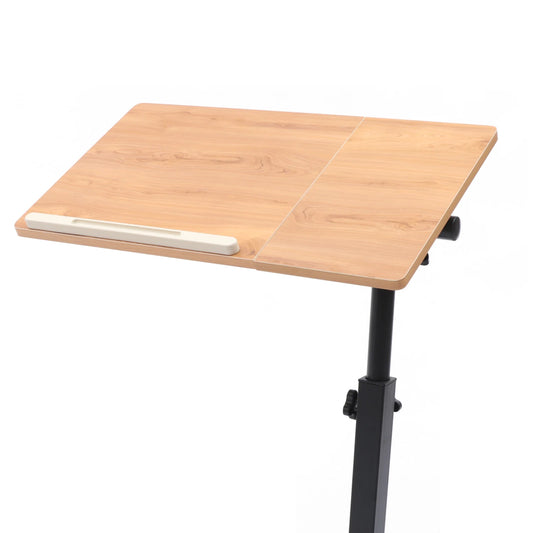 Adjustable Height Laptop Desk Rolling Cart Table Stand Movable Computer Table Sofa Side Tables - MANDOTOS