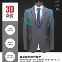 8XL Suit (Blazer+pants) Fashion Business Gentleman Italian Style Slim Solid Color Professional Suit Wedding Groom Best Man Suit
