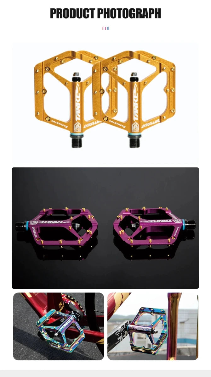TANKE TP-50 Pedals Sepeda MTB Aluminum Alloy Non-slip Bicycle Pedal Bicycle Pedal Bicycle pedal MANDOTOS