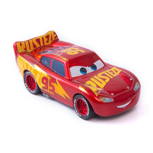 Cars Disney Pixar Cars Lightning McQueen Mater Jackson Storm The King Mater 1:55 Metal Alloy Car Toy Model Toys Children Gifts