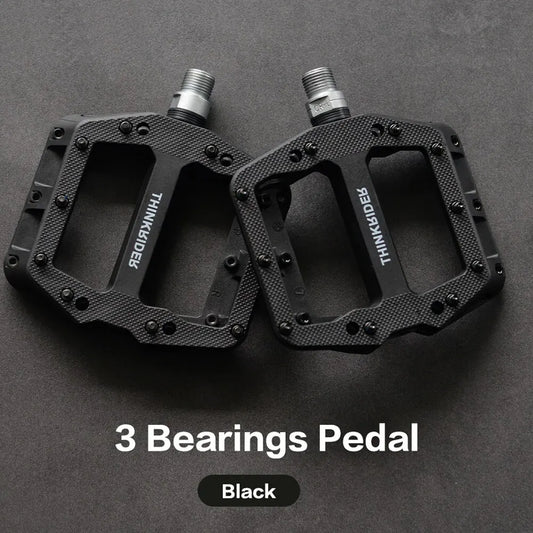 ThinkRider Flat Bike Pedals MTB Road 3 Sealed Bearings Bicycle Pedals Mountain Pedals Wide Platform Bicicleta Accessories