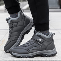 Ultra-Warm Waterproof Leather Winter Boots for Men & Women - MANDOTOS