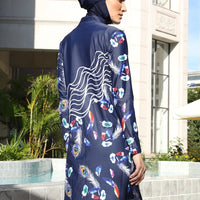 Modest Coverage Muslim Burkini - Stylish & Functional Swimwear for Middle-Aged Women - MANDOTOS INTERNATIONAL