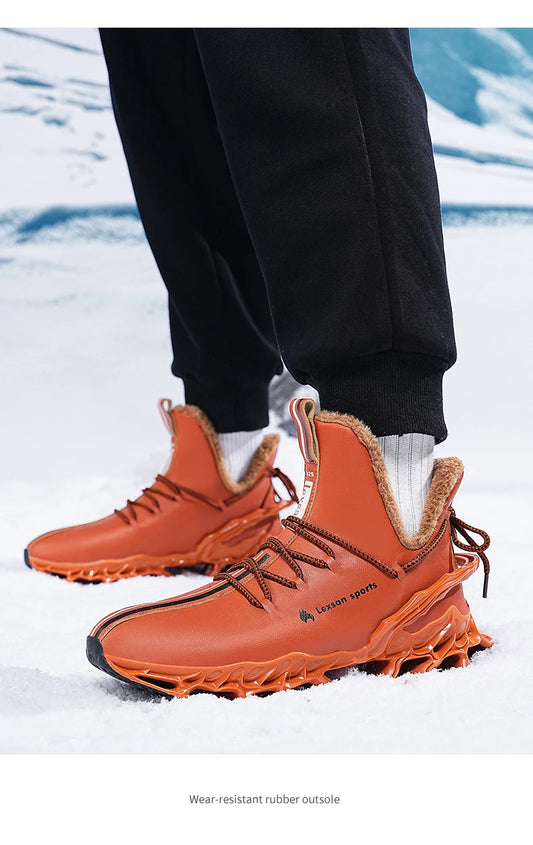 men boots 2024 New Winter Slippers Warm Men Shoes Waterproof Non-Slip Plush Sneakers Male tenis shoes Boots Men Sneakers Winter