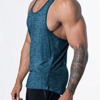 Men's Sports Fitness Tank Top Summer GYM Training  Undershirt Running Basketball Quick Drying Breathable loose Tank Top men tops