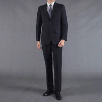 Casual Two-Piece Suit for Men Business Professional Youthful Style Cotton Spring Summer Autumn Wear Double-Cuffed Office Appr...