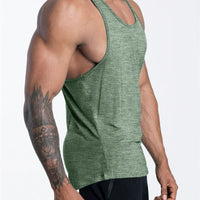 Men's Sports Fitness Tank Top Summer GYM Training  Undershirt Running Basketball Quick Drying Breathable loose Tank Top men tops