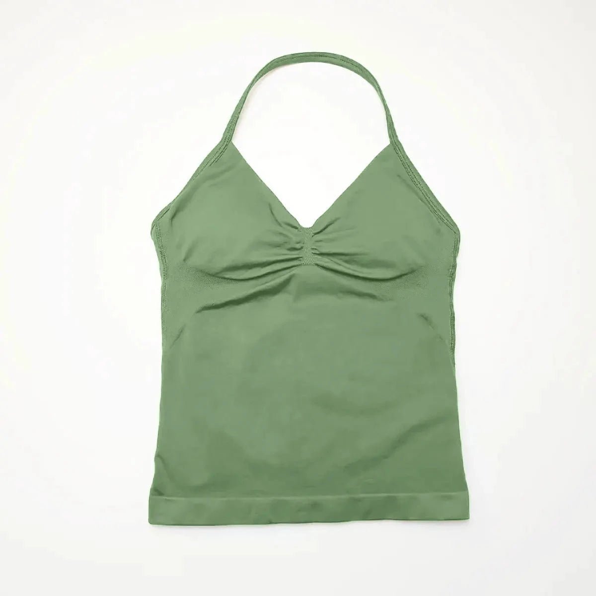 NCLAGEN Impact Longline Strappy Top Sports Yoga Vest Women's Fitness Tank Top Gym Beautiful Open Back Bra Running Workout Halter NCLAGEN Official Store