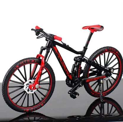New 1:8 Mini Alloy Racing Bicycle Diecast Model Metal Mountain Bike Pocket Portable Simulation Collection Gift Toy For Childrens
