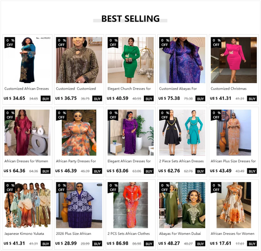Customized Elegant Dress Women for Wedding Party Summer Autumn African V-neck Long Sleeve Evening Long Maxi Dress Gowns Africa C