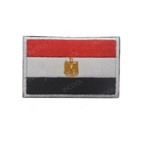 Embroidery Patches African Morocco Nigeria Algeria Seychelles Botswana Gabonese Libya Mauritania Djibouti Namibia Flags Badges