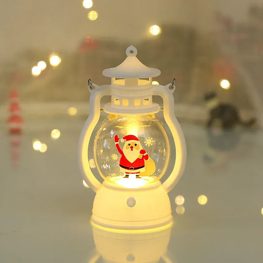 Halloween Hanging Pumpkin Lantern Light LED Ghost Lamp Candle Light Retro Small Oil Lamp Christmas Party Home Decor Horror Props - MANDOTOS